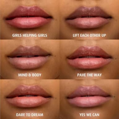 Lune+Aster Tinted Lip Balm - Lift Each Other Up - Vegan, antioxidant-rich vitamins C and E tinted lip balm provides a sheer customizable flush of color for soft, smooth lips - Image 9