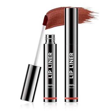 OETUIOW Lip Liner Stain Peel Off, Long Lasting & Waterproof for Women & Girls All Skin Types, Easy to Create A Natural Color (Rose) - Image 1