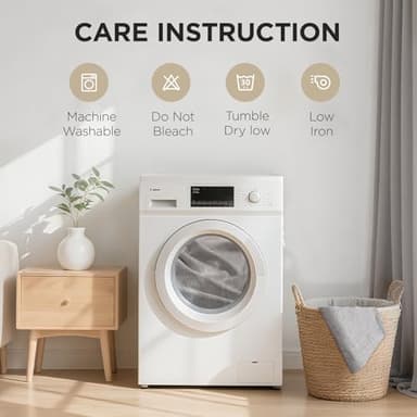 Joydeco Blackout Curtains 96 Inches Long, Light Blocking Curtains for Bedroom 2 Panels with Grommets, Thermal Insulated, Noise Reducing Room Darkening Drapes Privacy Protection for Living Room Window - Image 8