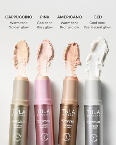 TULA Skin Care ‘Spresso Energizing Eye Balm, Gold Glow - Energizing & Hydrating Caffeine Under Eye Treatment for Dark Circles, Portable and Perfect to Use On-the-go, 0.35 oz. - Image 7