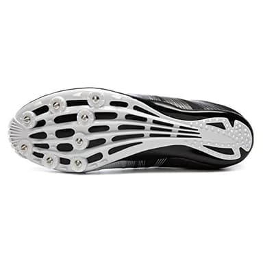 Zakey Track and Field Shoes Men Women Kids Spikes Sneakers Track Race Jumping Sneakers Girls Professional Running Nail Spikes Shoes Boys (1,WhiteBlack) - Image 3