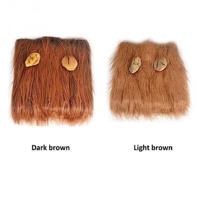 Lion Mane for Dog Costumes Realistic Funny Lion Wig for Medium Large Sized Dogs Halloween Pet Costume - Image 8