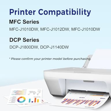 LC401XL Ink Cartridges Compatible for Brother Ink LC401 401XL Cartridge to use with MFC-J1010DW MFC-J1012DW MFC-J1170DW MFC-J1800DW (401 XL, 4 Pack) - Image 2