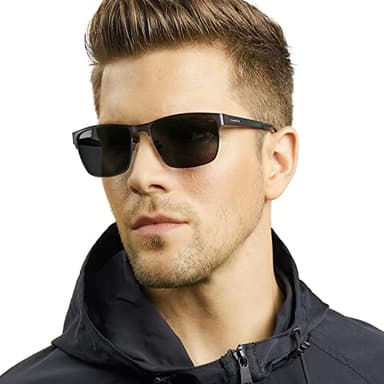 CARFIA Metal Mens Sunglasses Polarized UV400 Protection for Driving Fishing Hiking Golf Everyday Use - Image 2