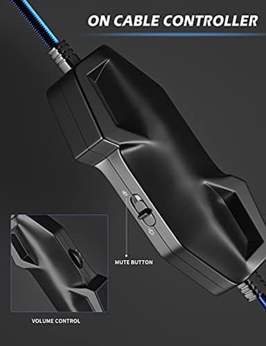 ZIUMIER Gaming Headset for PC, PS4, PS5, Xbox One, Xbox Series S/X, Switch, Noise Canceling Microphone, Stereo Surround Sound, 3.5mm Wired Gaming Headphones - Image 7