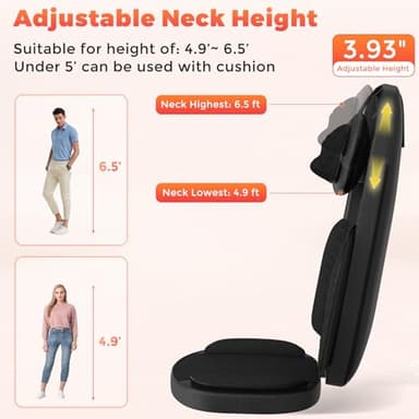 Shiatsu Neck and Back Massager with Heat, 4D Kneading Back Massager for Pain Relief Deep Tissue, Comfortable Back Massage for Chair, Massager for Home Office, Christmas Gifts for Women Men Parents - Image 5