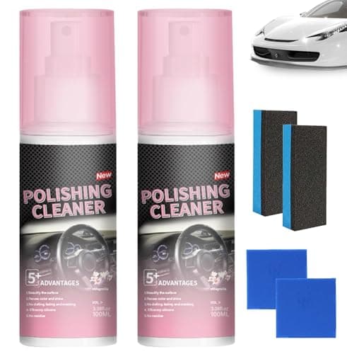 Timeno 2025 New Polishing Cleaner Car Interior, Interior All Purpose Car Cleaner for Rubber, Leather (2) - Image 1