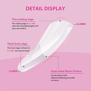 SAVILAND Almond Gel Nail Kit: Nail Drill Kit U V Lamp for Nails 500PCS Almond Nail Tips Gel Nail X Kits Nail Glue Easy Use Manicure Tool Extension Set DIY At Home Salon Gift for Women - Image 4