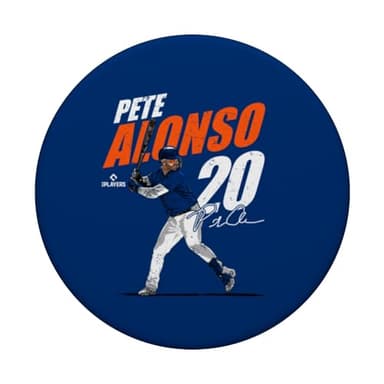 Pete Alonso | New York Baseball MLB Players | MLBPALO3001 PopSockets Adhesive PopGrip - Image 3