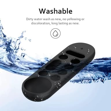 USTIYA Remote Case for Google TV Streamer 4K 2024 Protective Control Cover Silicone (Black) - Image 6