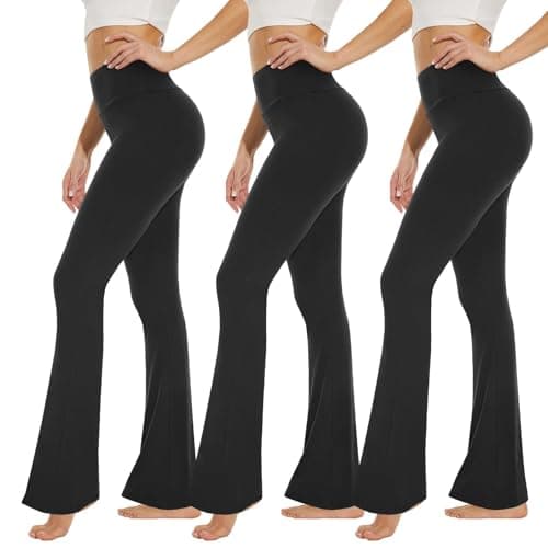 High Waisted Leggings for Women - Soft Athletic Tummy Control Pants for Running Cycling Yoga Workout - Image 1