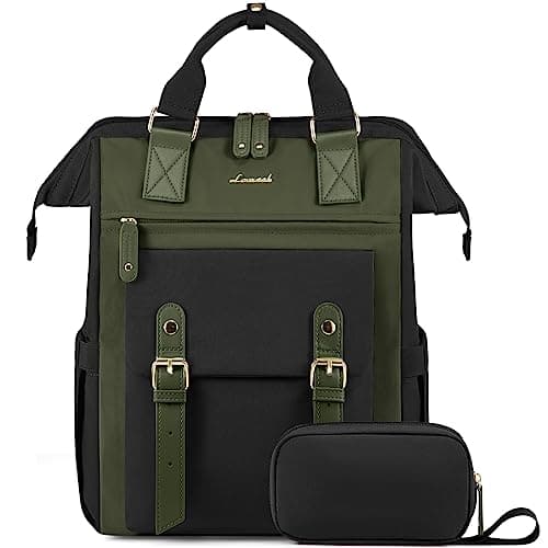 LOVEVOOK Laptop Backpack for Women Work Teacher Bag Travel Backpack, Stylish College Backpack Purse, Business Computer Laptop Bag Nurse Bags, Casual Daypack, 17 Inch - Image 1