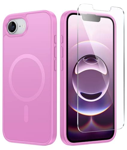 FNTCASE for iPhone 16e Phone Case: for iPhone 16E Case 2025 Magnetic Matte Textured Silicone Shockproof Military Grade Drop Protection Cell Phone Cover | Slim Rugged Anti-Slip Protective Bumper - Image 1