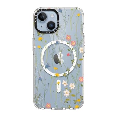 CASETiFY Clear iPhone 14 Case [Not Yellowing / 6.6 ft. 3X Military Grade Drop Protection/Magsafe] - Dreamy Floral Pattern - Clear - Image 4