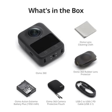 DJI Osmo 360 Camera, Waterproof 360° Action Camera with 1-Inch 360° Imaging, Native 8K 360° Video, 105GB Built-in Storage, 120MP 360° Photo, 100-Min 8K Recording, Action Camera for Sports - Image 8