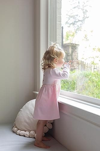 Mud Pie Girls Dot Dress, Pink, 4 Toddler - Image 4