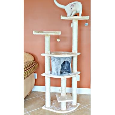 Armarkat Cat Tree Model A6401, Blanched Almond - Image 5