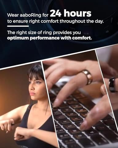 aabo aaboRing Sizing Kit for Finger - Try Before You Buy - Accurate Finger Fit for Adults - Choose from Sizes US 6 to US 13 - Wear-Test Fit for Comfort & Performance - Image 4