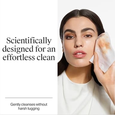 Neutrogena Makeup Remover Wipes Micellar Alcohol-Free Face Towelettes Remove Waterproof Mascara & Oil, Compostable 100% Plant-Based Cloth, Dermatologist & Ophthalmologist Tested, Twin Pack 2 x 25 ct - Image 4