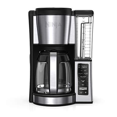 Ninja 12-Cup Programmable Coffee Brewer, 2 Brew Styles, Adjustable Warm Plate, 60oz Water Reservoir, Delay Brew - Black/Stainless Steel - Image 1