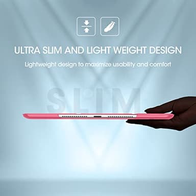 ProCase for iPad 9th/ 8th/ 7th Generation Case 10.2 Inch, iPad 10.2 Case 2021/2020/2019, Slim Smart Cover with Translucent Hard Shell Back, Supports Touch ID, Auto Wake/Sleep -Melonpink - Image 7