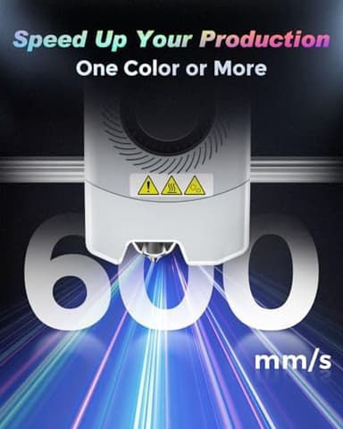 FLASHFORGE AD5X Multi-Color 3D Printer, CoreXY 600mm/s High-Speed, 1-Click Auto Leveling, 300°C Direct Drive Extruder, 220x220x220mm Build Volume, Ideal for Precision and Efficiency - Image 5