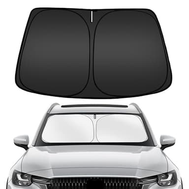 ARISMOTOR Windshield Sun Shade for Mazda CX-90 CX90 PHEV 2024-2025 2026, Custom Fit Foldable Front Window Sunshade Sun Visor Protector, Block UV Rays Keep Your Car Cooler - Image 1