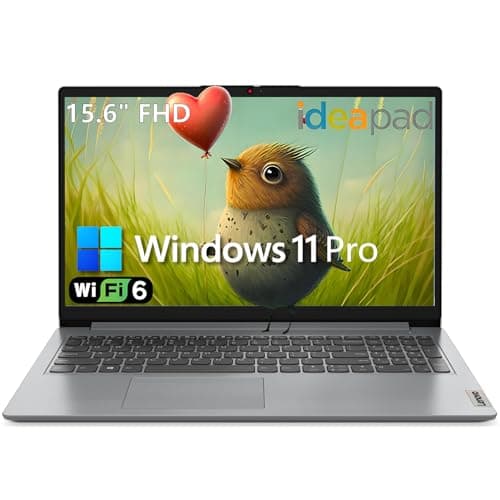 Lenovo IdeaPad 1 Laptop Computer for Home and Business Student, 32GB DDR4 RAM, 1TB PCIe SSD, 15.6" FHD, Intel Dual-Core Processor, WiFi 6, Bluetooth, Type-C, HDMI, Windows 11 Pro(Renewed) - Image 1