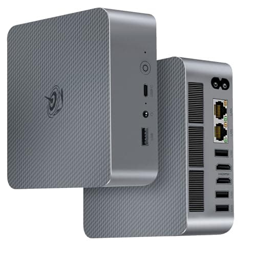 Beelink EQI12 Mini PC,Intel 12th Gen Core i5-1235U (10C/12T,up to 4.4GHz),Mini Computer with 32GB DDR4-3200MHz RAM 500GB M.2 2280 PCle 4.0x4 SSD,4K Dual Screen Display/Dual LAN/USB3.0/WiFi6/BT5.2 - Image 1