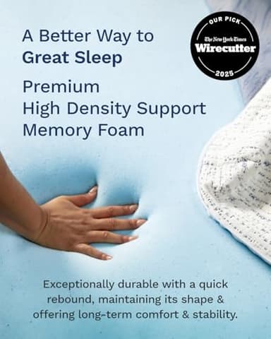 ViscoSoft 3 Inch Memory Foam Mattress Topper King - Select High Density - (Gel-Infused and Ventilated) Mattress Pad with Soft Removable Bamboo-Rayon Cover - Image 2