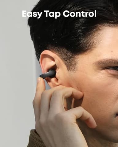 Soundcore AeroClip by Anker, Open-Ear Earbuds, Clip-On Headphones, Adaptive Comfort, Clear Calls with 4 Mics and AI, Stable Fit, 12mm Drivers for Powerful Bass, Hi-Res, Open-Ring Design (Renewed) - Image 5