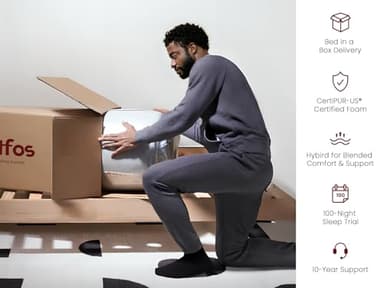 Queen Mattress 14 Inch, Medium Firm Targeted for Side & Back Sleepers, 4 Layer Gel Memory Foam Hybrid Mattress | Cooling Top for Pain Relief & Deep Sleep, Bed in a Box, 100 Night Trial - Image 8