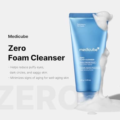 medicube Double Cleanser Duo for Facial Cleansing: Zero Pore Blackhead Deep Cleansing Oil and Zero Foam Cleanser - Image 6
