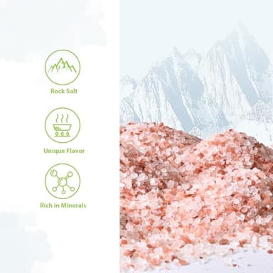 Soeos Salt Grinder Set, Himalayan Pink Salt, Coarse Grain, Salt for Grinder Refill, 13.4 Oz (380g), Refillable Plastic Bottle, Rock Salt, Kosher Salt Set (Pack of 1) - Image 7