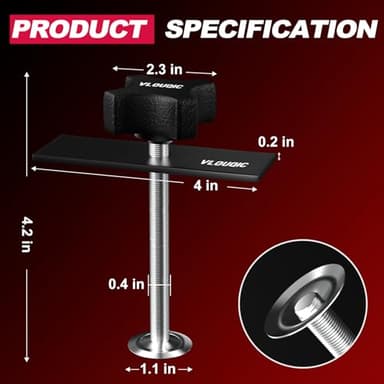 Brake Caliper Compression Tool, Heavy Duty Brake Pad Spreader Tool, caliper piston compressor tool for Compressing Inner Pad, Disc Brake Pad Spreader Tool Suitable for Most Cars and Light Trucks - Image 3