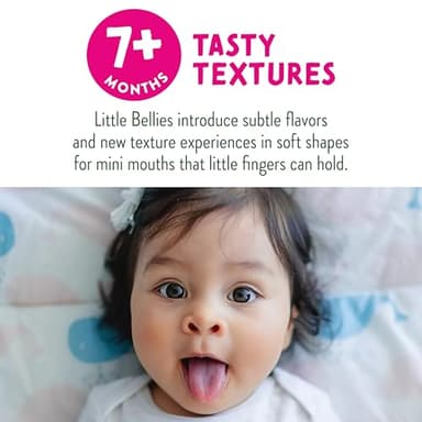 Little Bellies Organic Puffs Variety Pack, Blueberry & Apple and Cinnamon (Pack of 18) - Image 8