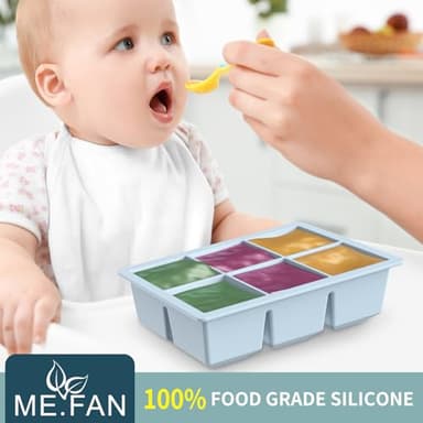 ME.FAN Silicone Ice Cube Trays [3 Pack] Large Ice Cube Mold with Lid, Square Independent Cavity Ice Tray Maker for Whiskey, Cocktails Bourbon, Beer & Drinks - Black/Deep Grey/Light Grey - Image 6