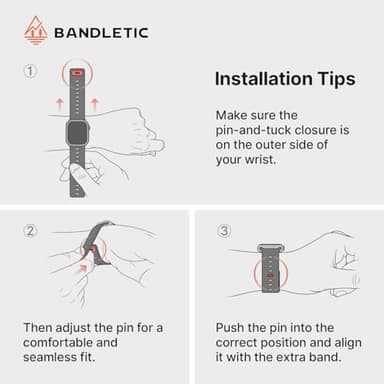 Bandletic Magnetic Watchband Compatible with Apple Watch Ultra Band Men Women, Silicone Sport Replacement Strap for iWatch 49mm(Ultra 3/2/1),46mm(11/10),45mm(9/8/7),44mm(SE3/SE2/SE/6/5/4),42mm(3/2/1) - Image 8