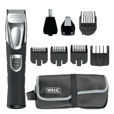 Wahl USA Rechargeable Lithium Ion All in One Beard Trimmer for Men with Detail and Ear & Nose Hair Trimmer Attachment – Model 9854-600B - Image 8