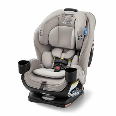 Graco Extend2Fit Convertible Baby Car Seat, Rear and Forward Facing, Adjustable Extension Panel for Extra Legroom, Ashten - Image 1