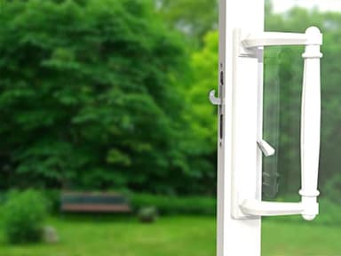 House Guard 20002 Series Patio Door Lock and Handle Set Choices That Add a Unique Signature to Your Patio Doors Glass Sliding Door Handle (White) - Image 5