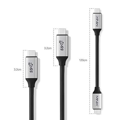 MINIX USB C to USB C Cable 3.1 (4 Feet /120cm) Type C Fast Charger Power Delivery，Data Transfer speeds up to 10Gbps，4K Video Output, [Compatibility for Windows, Mac Chrome OS]. - Image 2