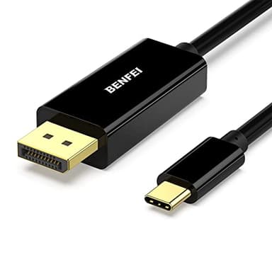 BENFEI USB C to DisplayPort 1.8 Meter Cable(8K@60Hz 4K@144Hz), USB Type-C to DP Adapter [Thunderbolt 3/4 Compatible] with iPhone 15 Pro/Max, MacBook Pro/Air 2023, iPad Pro, iMac, S23, XPS 17 and More - Image 1