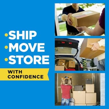 Scotch Heavy Duty Shipping Packing Tape, Clear, Packing Tape for Moving Boxes and Packaging Supplies, 1.88 in. x 22.2 yd., 6 Roll Dispensers, Moving Supplies - Image 10