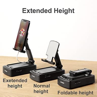 Gifts for Men Women, Phone Stand with Bluetooth Speaker BT5.3, Gifts for Him Dad Who have everything, Phone Holder with Wireless Speaker for iPhone/Android/Tablet, Tech Gadgets,Birthday Gifts for Men - Image 7