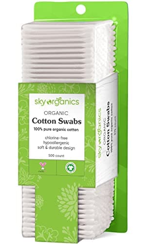 Sky Organics - Organic Cotton Swabs, 500 ct. - Ultra Soft Tips - Strong & Durable - Hypoallergenic - Chlorine Free - Sustainable - with Ebook - Natural, Vegan & Cruelty Free - Skin Care & Self Care - Image 7