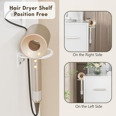 YESHOMY Vanity Desk with Mirror, Power Outlet and 10 Lights, Makeup Table with 7 Drawers, 3 Color Modes Available for Bedroom, Pure White - Image 8