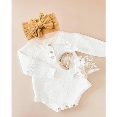 Niceye Handmade Baby Headbands Soft Stretchy Nylon Hair Bands with Bows for Newborn Infant Baby Toddler Girls - Image 5