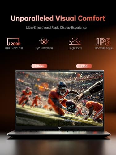 ACEMAGIC 2025 Laptop, Laptop with AMD Ryzen 7 6800H (8C/16T, Up to 4.7GHz), 16GB DDR5 512GB NVMe SSD Windows 11 Laptop Computer, 16-inch FHD Display, WiFi 6,Backlit KB - Image 4