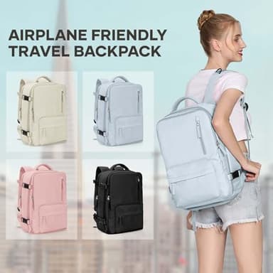 Large Travel Backpack Carry on Flight Approved Airplanes Laptop Work Business Weekender Bag Personal item backpack Backpack for Women Men Mochila de Viaje - Image 8